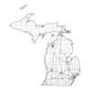 A drawing of Michigan